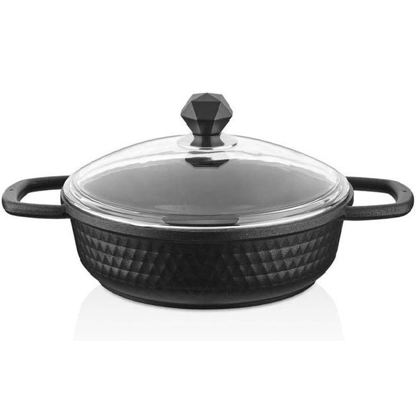 Motto Cast Iron Pot with Glass Lid