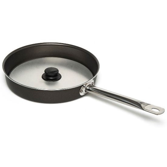 Aluminum Nonstick Fish Pan with Lid, 2 Pcs, 12.6 in