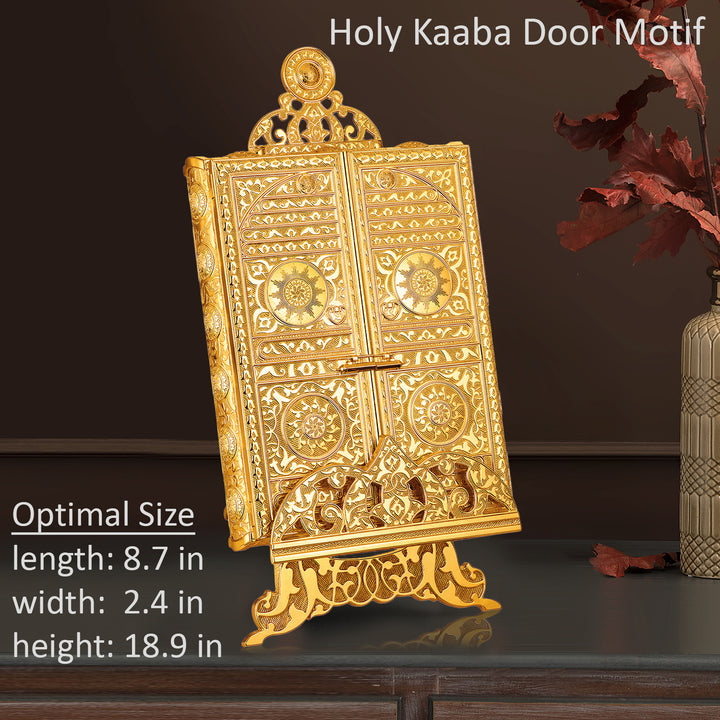 Luxury Metal Quran Box with Stand