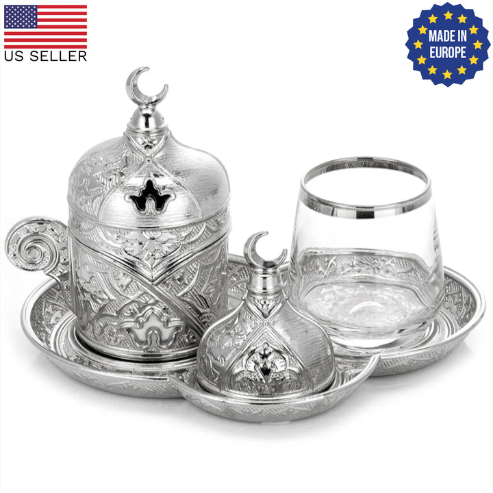 SN COFFEE SERVICE SET FOR ONE PERSON SILVER 118 ml (4 oz)