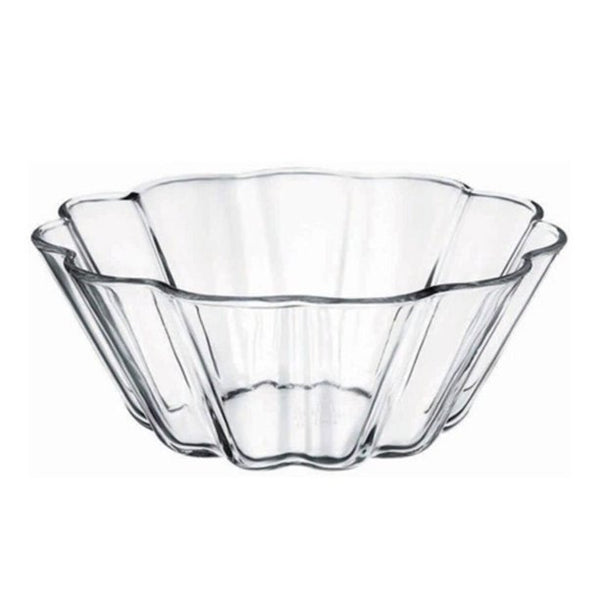 Glass Cake Mold Cake Pan, Fluted Baking Dish for Oven, 57 oz