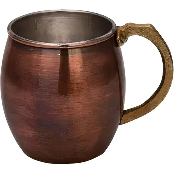 Handmade Traditional Dark Copper Moscow Mug, Riva Drinkware 17 oz (500 ml)