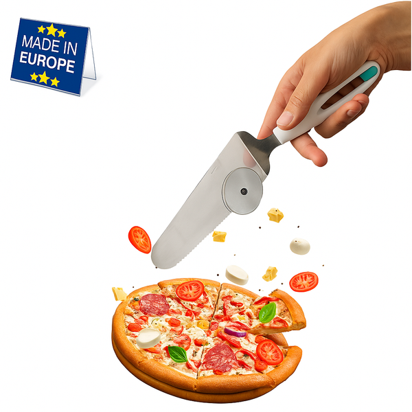 Stainless-Steel Pizza Cutter and Spatula-50 Pack