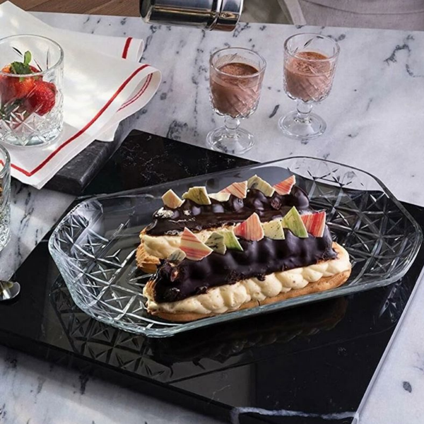 Pasabahce Timeless Glass Serving Plate – 6 Pack