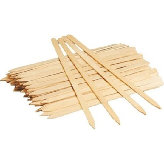 Flat Wooden Skewers for Grilling Kebab Meat, 200 pcs, 9.4 in
