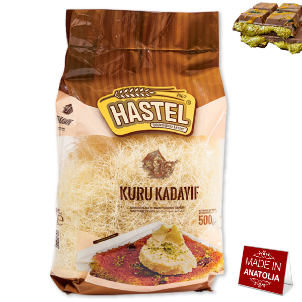 Hakan Kataifi Shredded Phyllo Dough, Kadayif Pastry, 500 g (1.1 lb.)