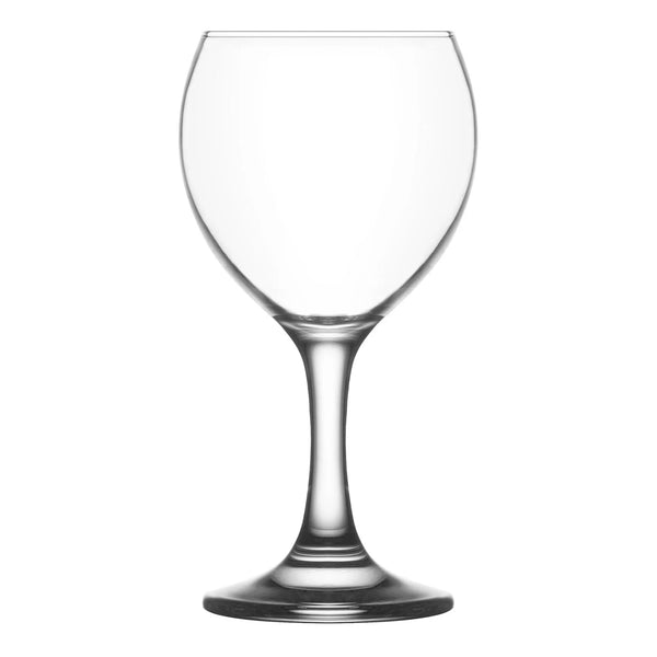 Red Wine Glasses, Stemmed Non-Leaded Wineware, 6 Pcs, 7.2 oz