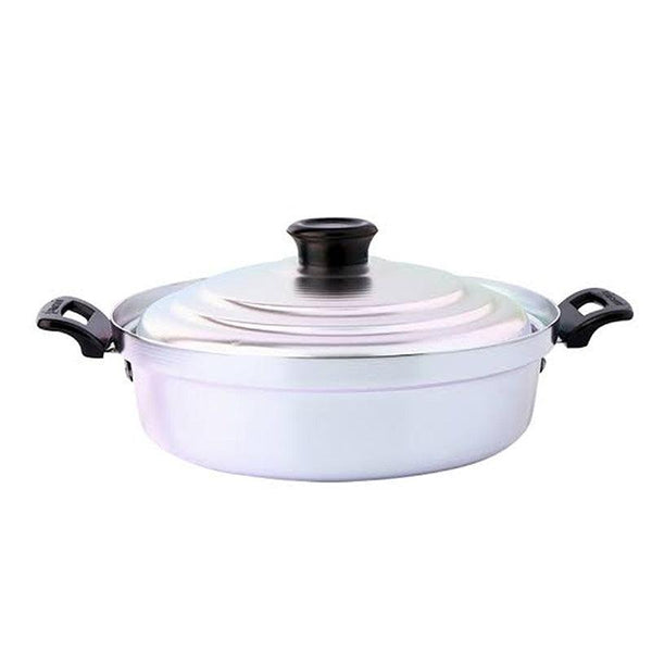 Aluminum Low Pot with Bakelite Handles, 3-Size Option