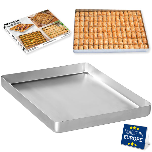 Hakan Aluminum Half Sheet Baking Pan, 14x18-inch, 2.2lbs Thick Rust Free Bakeware