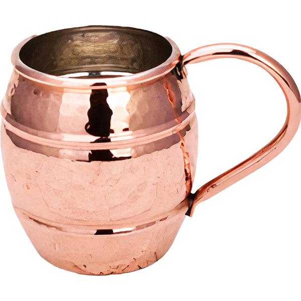 Handmade Grand Crushed Copper Moscow Mug Cup, Taza de Cobre 17 oz (500 ml)