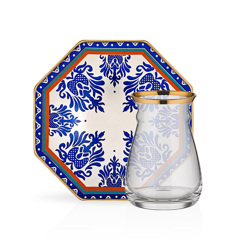 LAILA TEA SET FOR 6 PEOPLE 12 Pcs - Hakan Makes Kitchens Smile