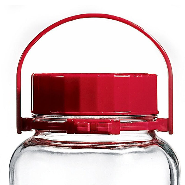 JAR WITH RED LID 8 LT (270 oz) 1 PCS - Hakan Makes Kitchens Smile