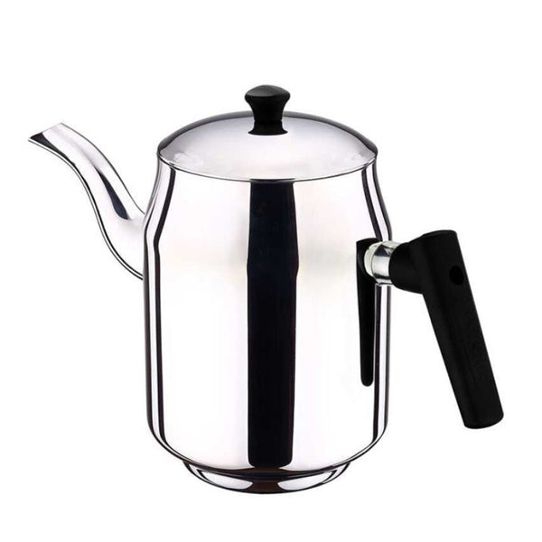 Korkmaz Perla Mega Stainless Steel 1.8 Liter Tea Pot and 3.2 Liter Kettle Set