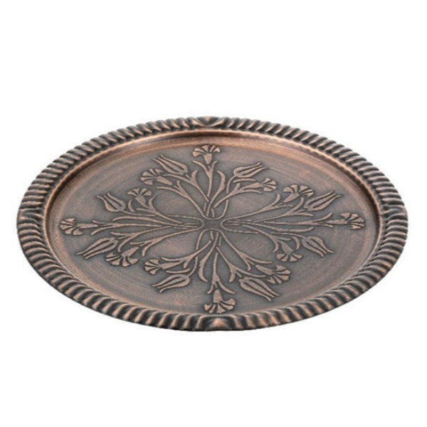 COPPER ZINC TIN PLATE TRAY 33 cm (13") COPPER - Hakan Makes Kitchens Smile
