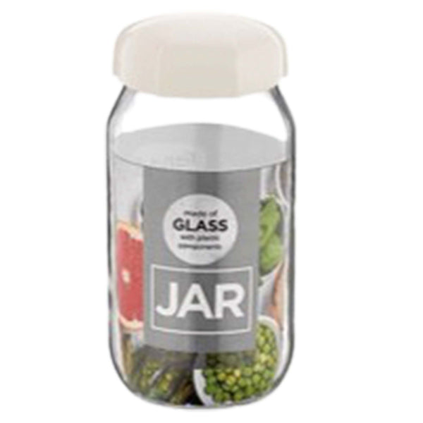 RHEA GLASS JAR 1000 cc (34 oz) 1 Pcs - Hakan Makes Kitchens Smile