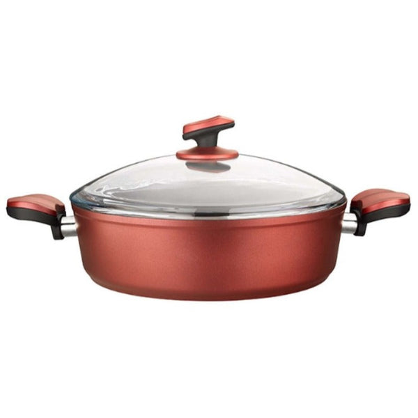 TITANIA LOW CASSEROLE POT 28 cm (11") - Hakan Makes Kitchens Smile