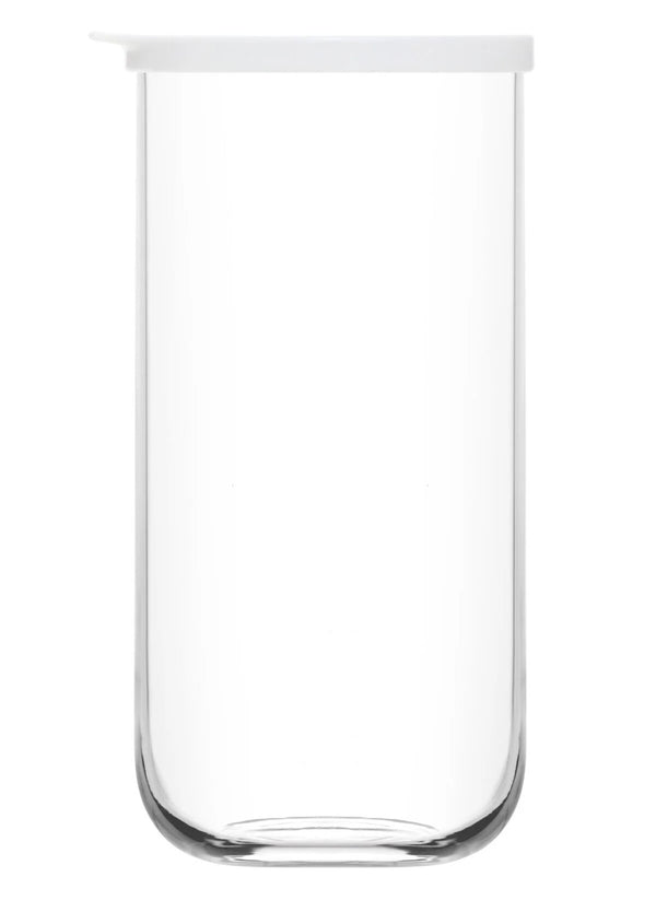 LAV GLASS JAR SET WITH LID DUO 1400 cc (47 1/4 oz) 2 Pcs Set (6 in Box)