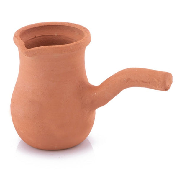 CLAY COFFEE POT LARGE 9 x 11 cm (3.5" x 4.3") - Hakan Makes Kitchens Smile