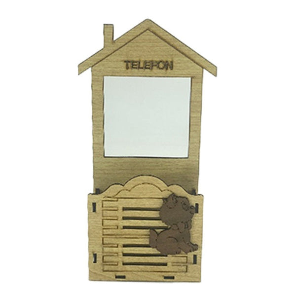 WOODEN PHONE HOLDER 11 cm x 27 cm (4.5" x 10.5") - Hakan Makes Kitchens Smile