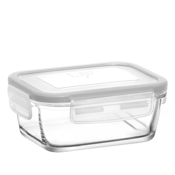 FOOD CONTAINER & LOCKED LID 400 cc (13 3/4 oz) 1 Pcs (12 in Box) - Hakan Makes Kitchens Smile
