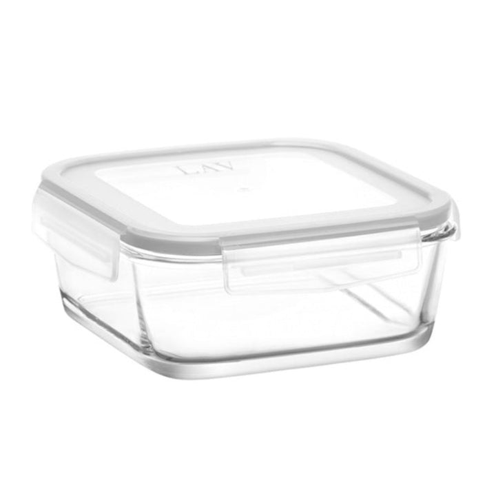 FOOD CONTAINER & LOCKED LID 1150 cc (39 oz) 1 Pcs (12 in Box) - Hakan Makes Kitchens Smile