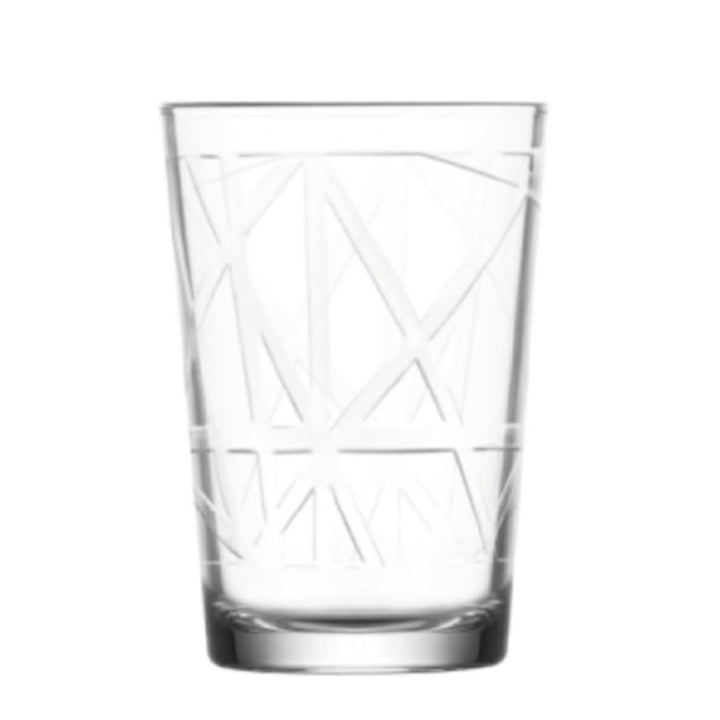 LINE WATER GLASS 205 cc (7 oz) 6 Pcs Set - Hakan Makes Kitchens Smile