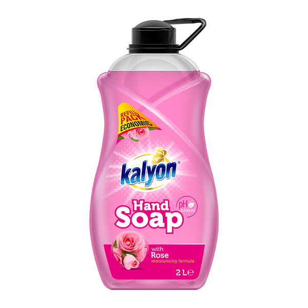 KALYON LIQUID HAND SOAP ROSE / 2 LT (67.6 OZ) - Hakan Makes Kitchens Smile
