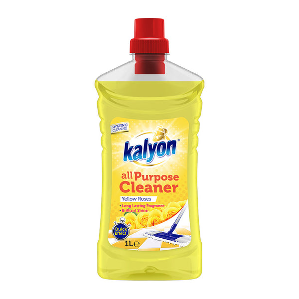 KALYON ALL PURPOSE CLEANER SURFACE YELLOW ROSES / 1 LT (33.8 OZ) - Hakan Makes Kitchens Smile