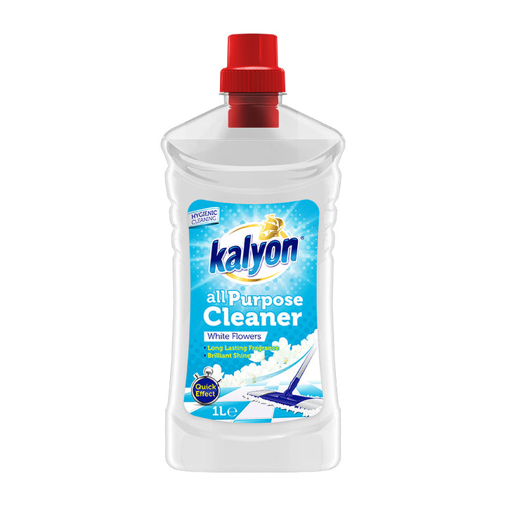 KALYON ALL PURPOSE CLEANER SURFACE WHITE FLOWERS / 1 LT (33.8 OZ) - Hakan Makes Kitchens Smile