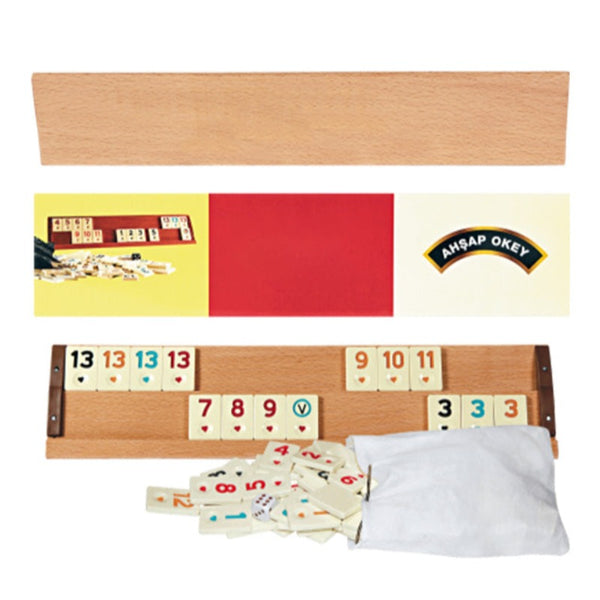 OKEY BOARD GAME TURKISH RUMMY (WOODEN BASES) - Hakan Makes Kitchens Smile