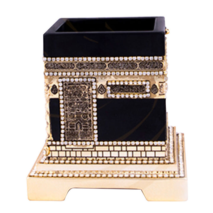 SOUVENIR KAABA SMALL GOLD-SILVER-NACRE 10 x 11 cm (3.9" x 4.3") - Hakan Makes Kitchens Smile