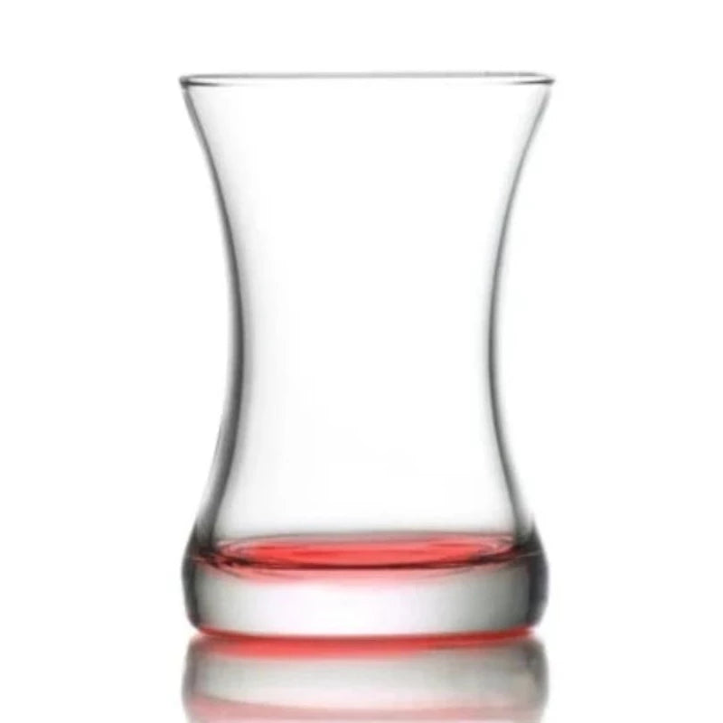 TEA GLASS COLORED 155 cc (5 1/4 oz) 6 Pcs Set (8 in Box) - Hakan Makes Kitchens Smile