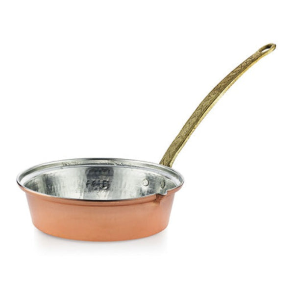 COPPER FRYING PAN WITH HANDLE TRMN 22 cm (8.7") - Hakan Makes Kitchens Smile