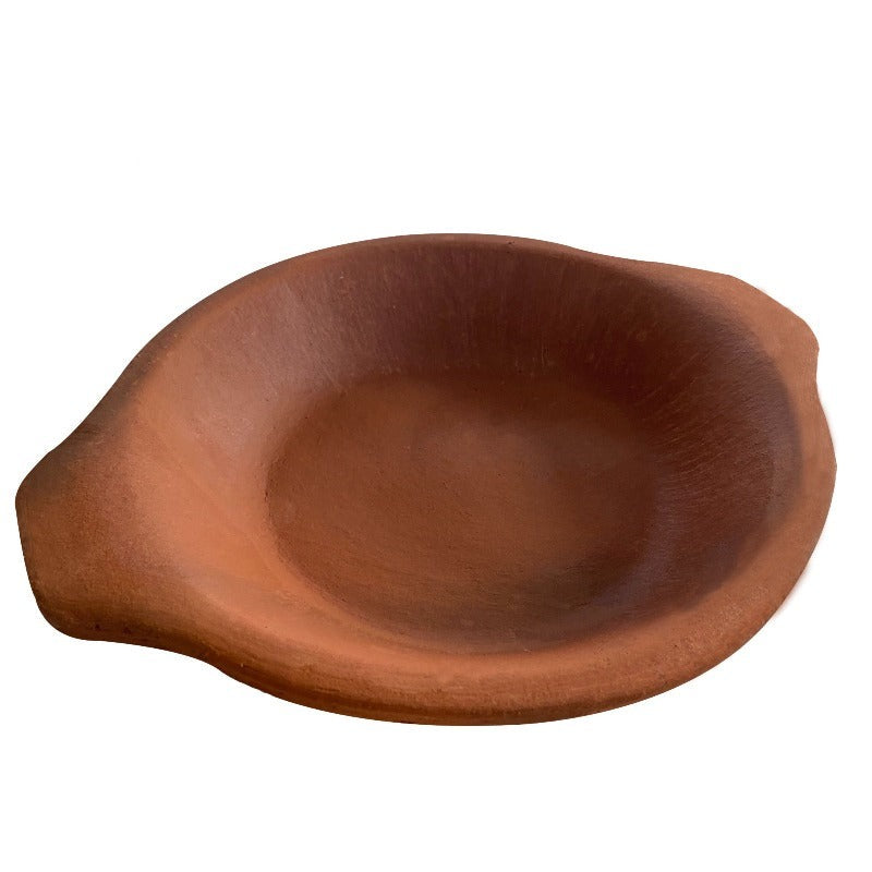 CLAY EGG PAN DOUBLE BAKED 25 cm ( 9.8'') - Hakan Makes Kitchens Smile